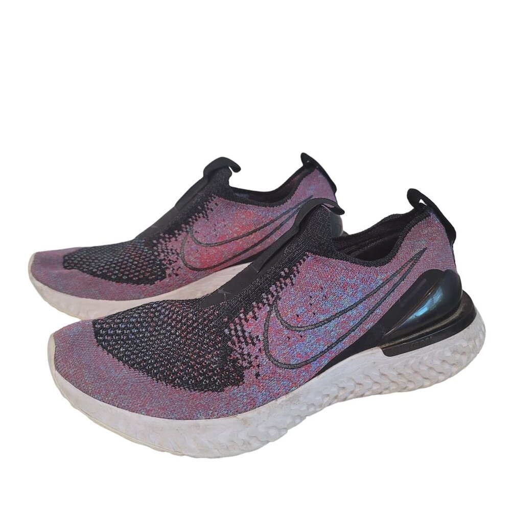 Nike Epic React Flyknit 2 Running Shoes Size 8 US Multicolor purple sneakers